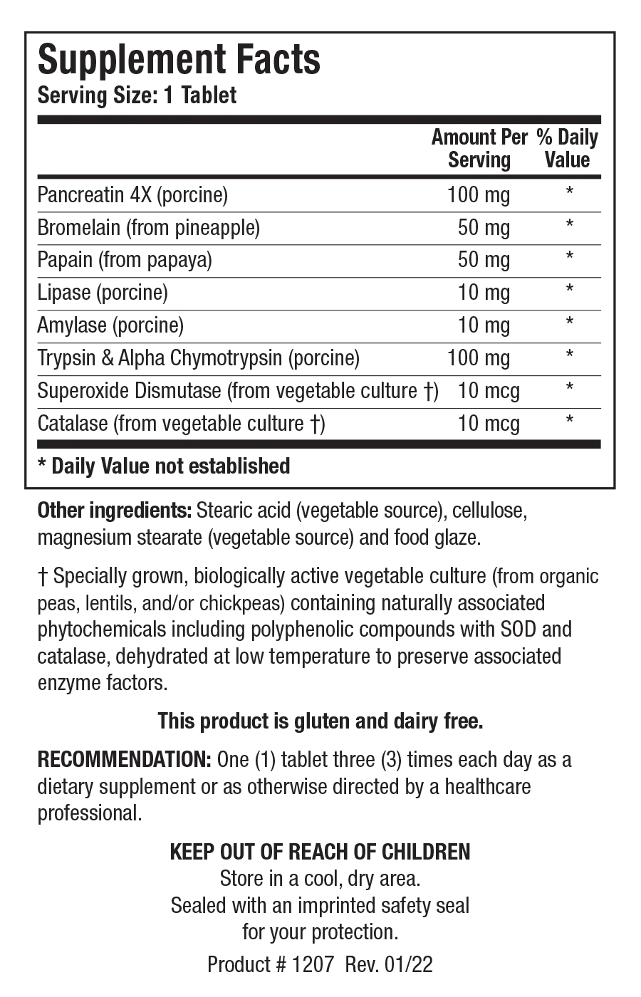 Intenzyme Forte 100ct