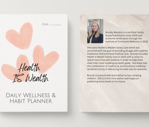 Health IS Wealth Daily Wellness & Habit Planner (Brandy's Journal)