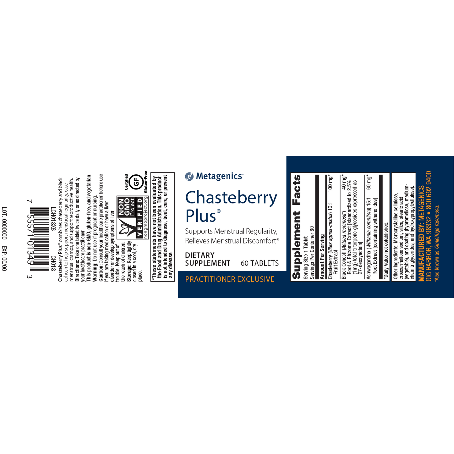 Chasteberry Plus -60 ct