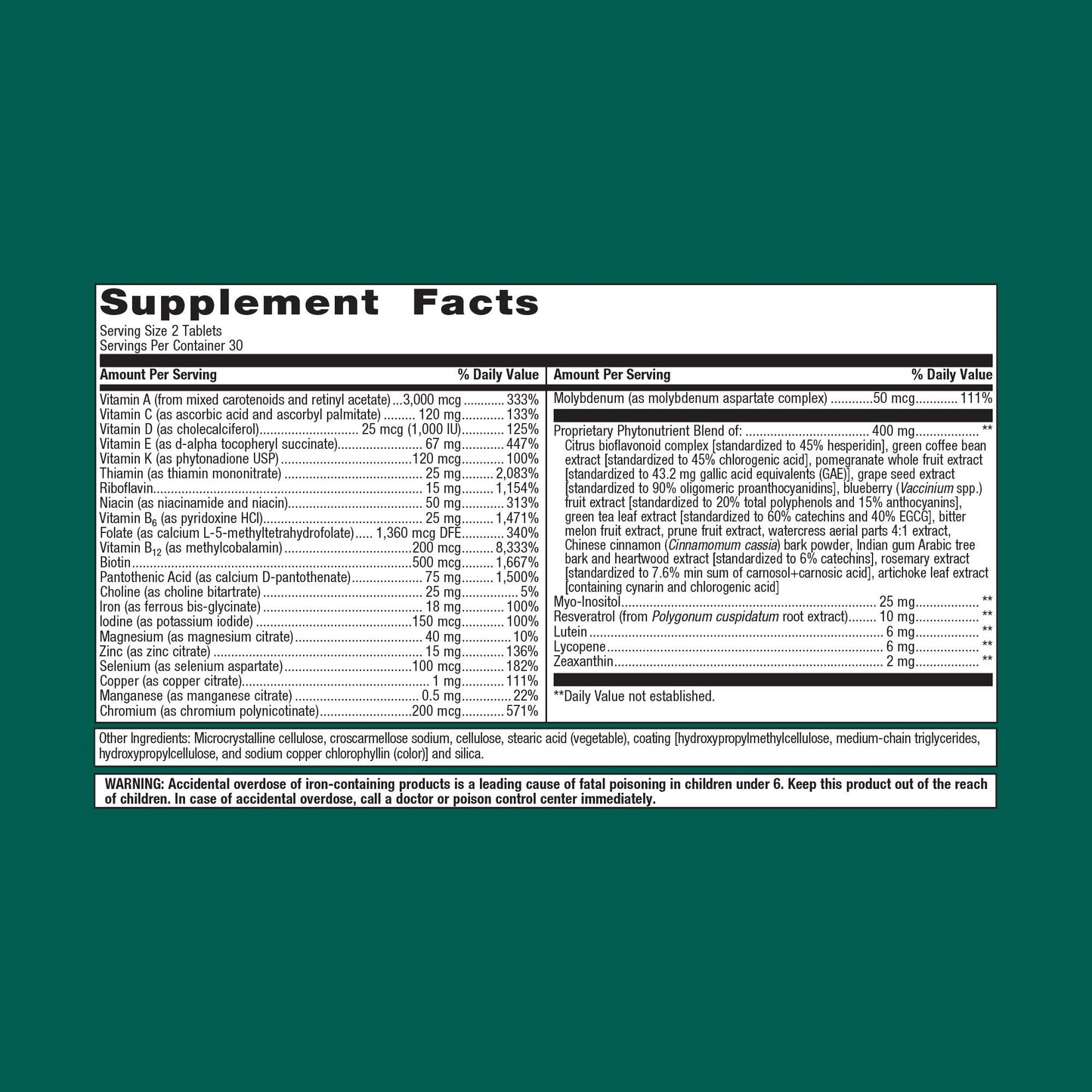 PhytoMulti with Iron 60T