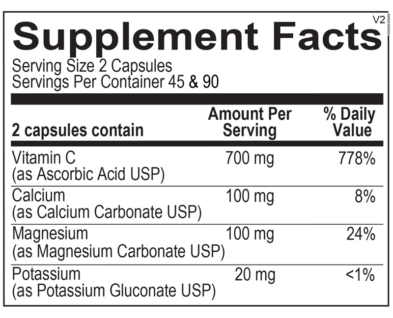 Buffered C Capsules 90ct