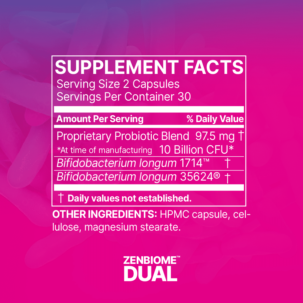 Zenbiome Dual Probiotic 60ct