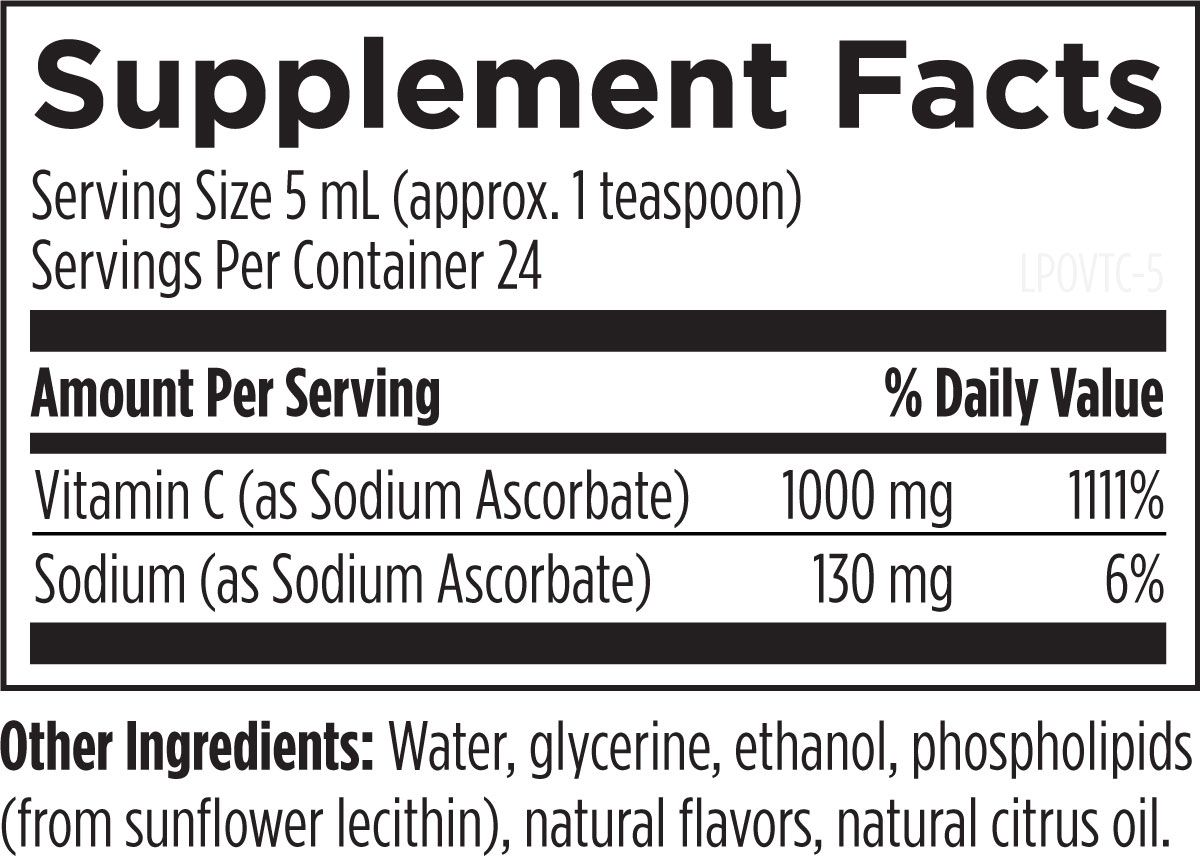 Liposomal Liquid Vitamin C