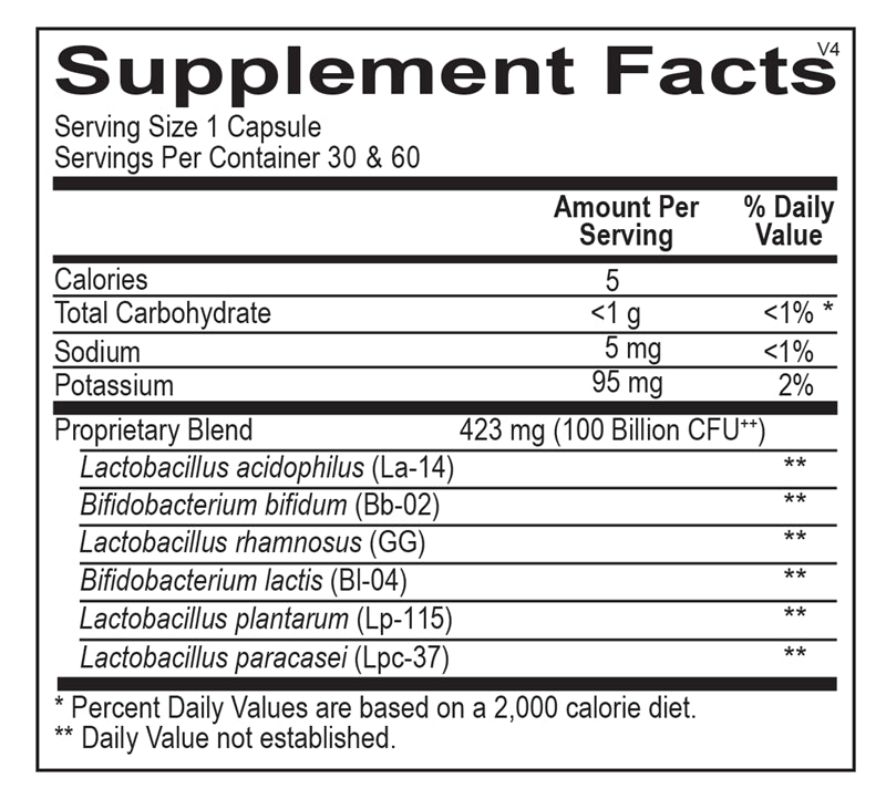 100 Ortho Biotic 100 Probiotic - 30ct