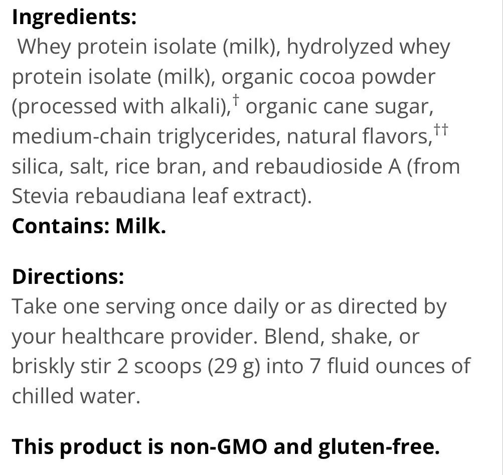 Perfect Protein Powder Whey - Chocolate