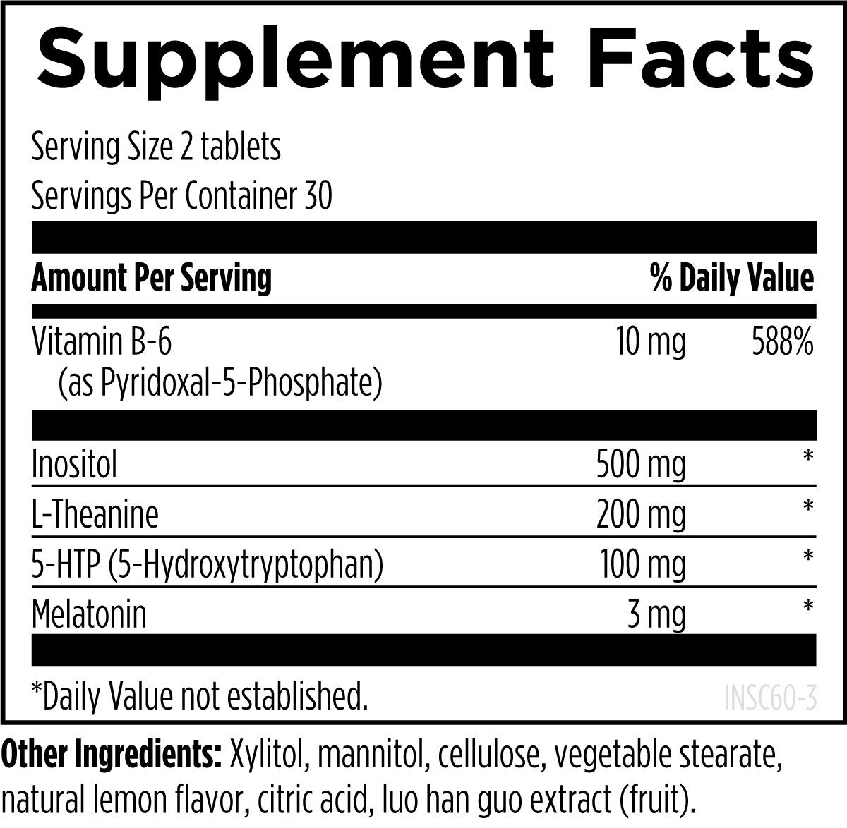 Insomnitol Chewables 60ct